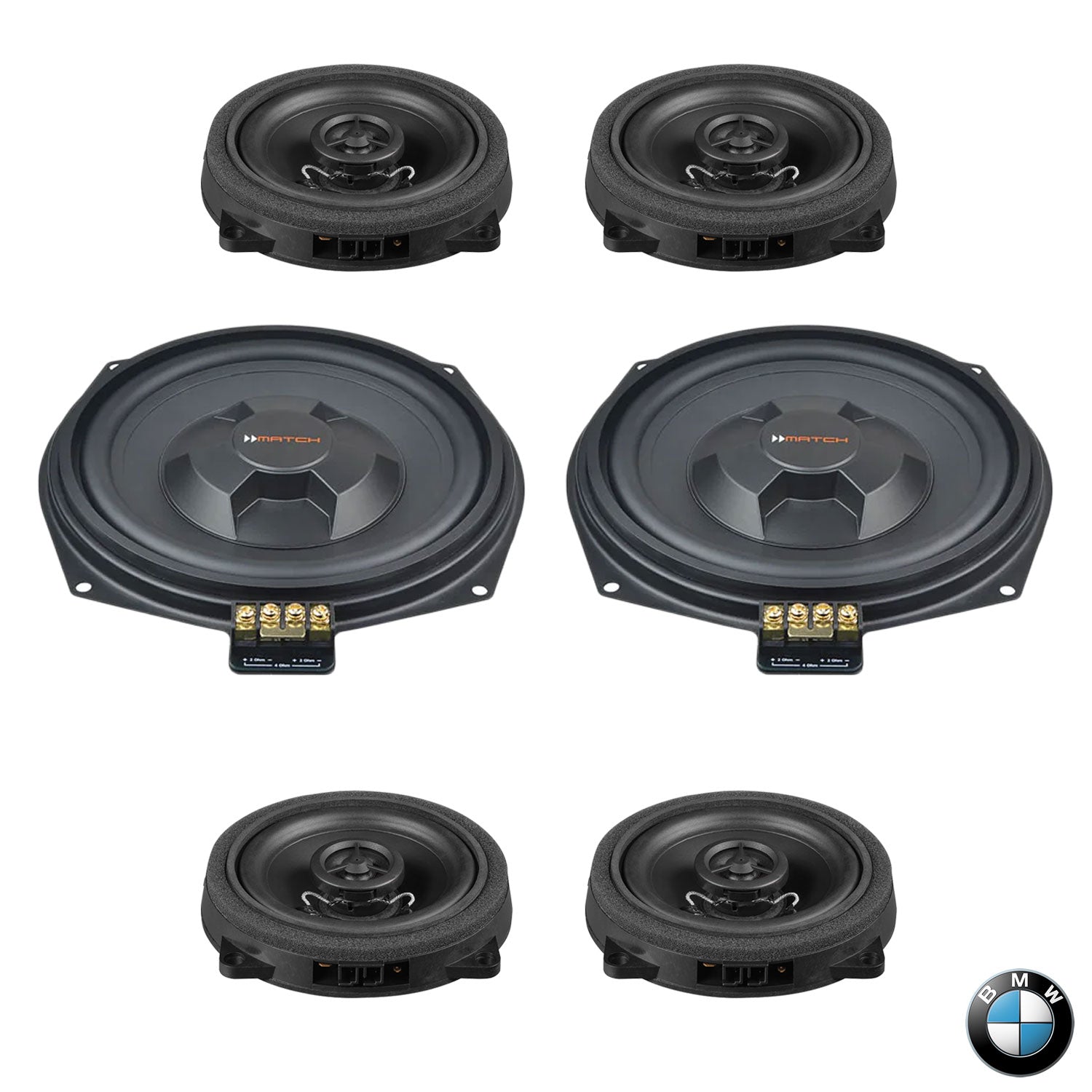 BMW Basic Sound - Speaker & Subwoofer Upgrade Package | MATCH UP PnP