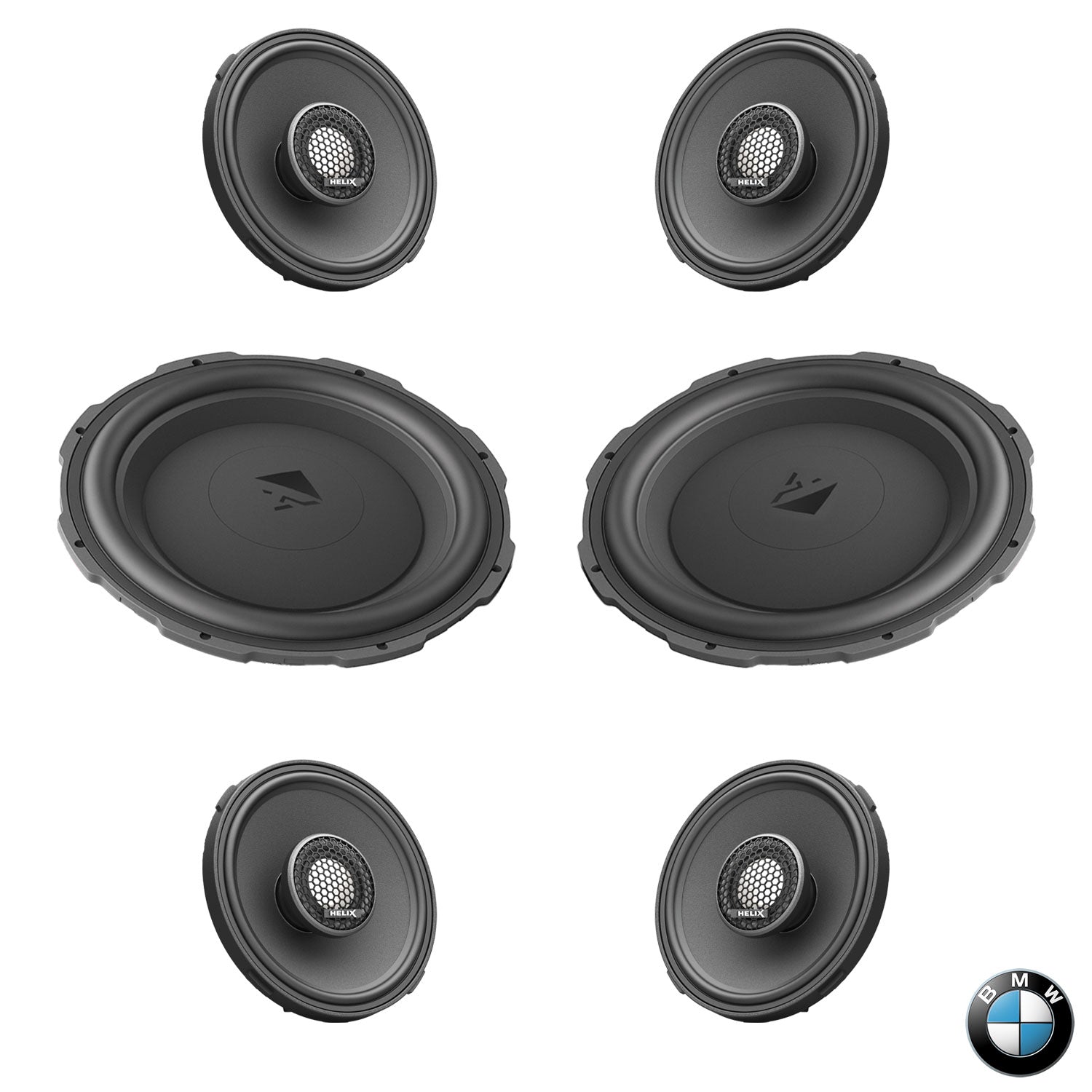 BMW Basic Sound - Speaker & Subwoofer Upgrade Package | HELIX Ci3 / Ci5