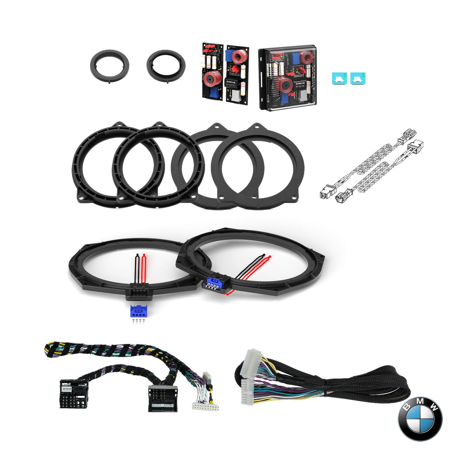 BMW Basic Sound F Gen - Speaker & Subwoofer DSP Amplified Package | HELIX Ci7 / Ci3 / Ci5 (tweeter pods required)