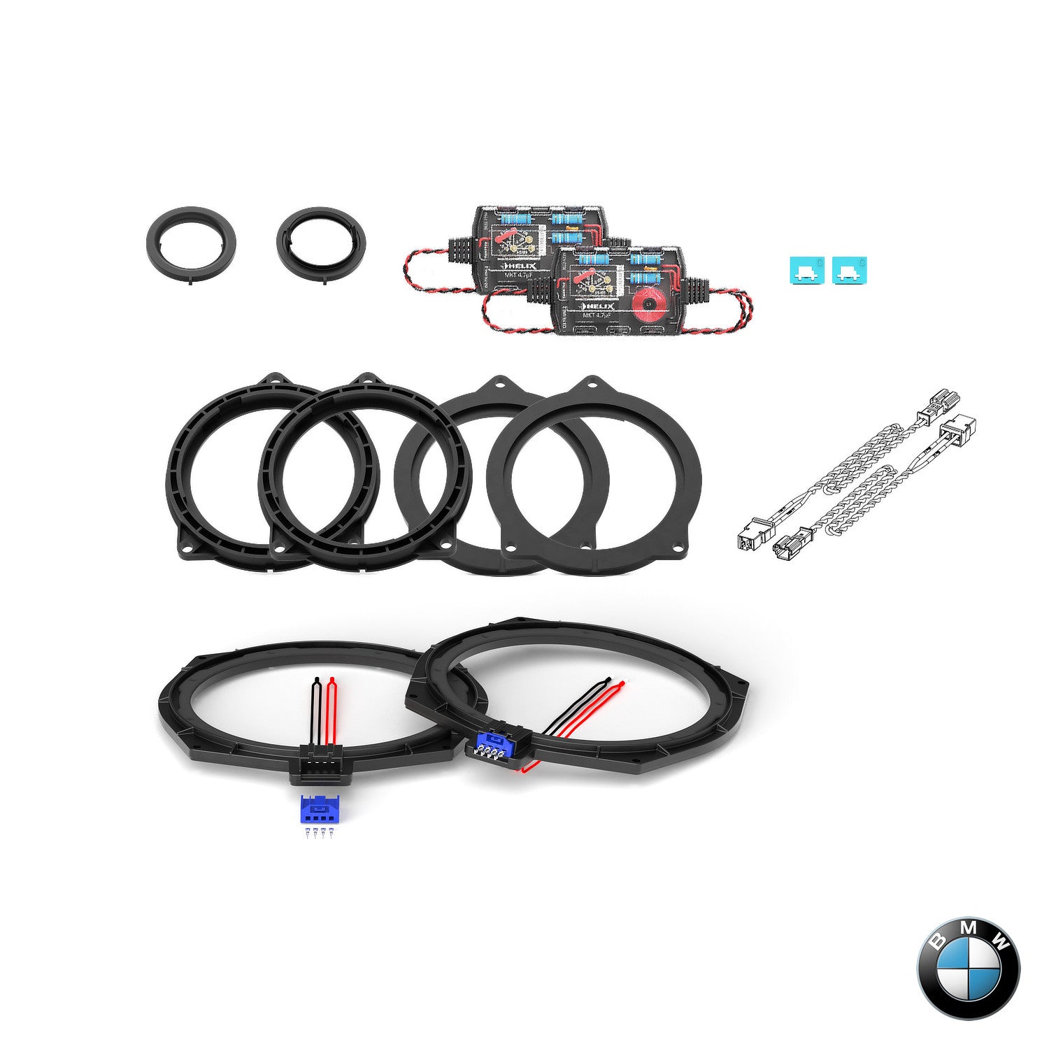 BMW HiFi S0676 F Gen - Speaker & Subwoofer DSP Amplified Package | HELIX Ci3 / Ci5