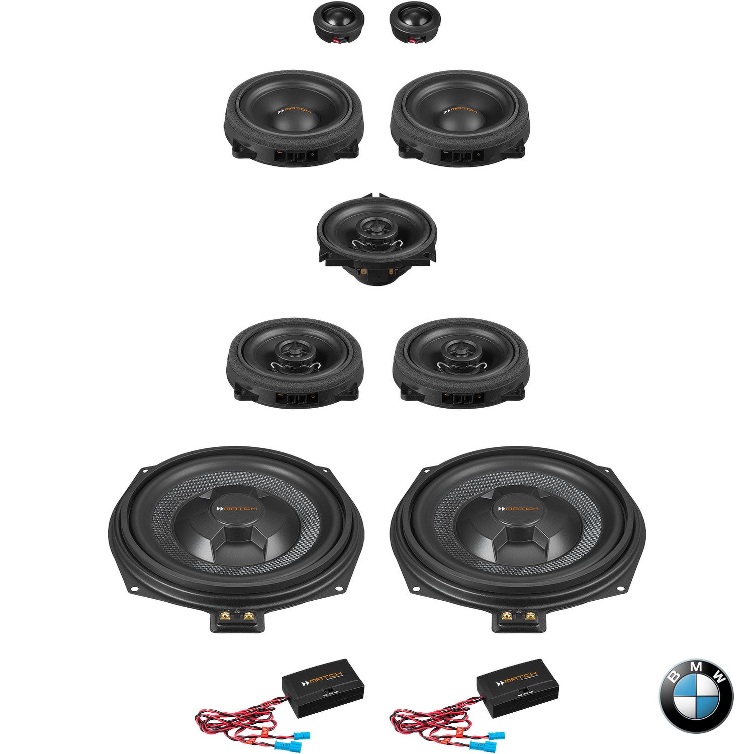 BMW HiFi S0676 F/G Gen - Speaker & Subwoofer Upgrade Package | MATCH UP PnP