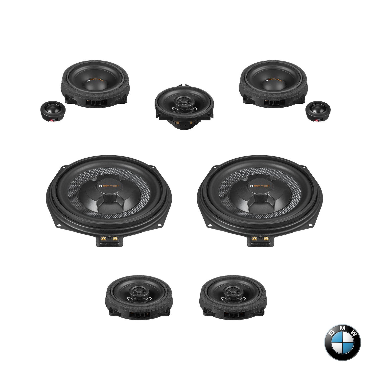 BMW HiFi S0676 F/G Gen - Speaker & Subwoofer Upgrade Package | MATCH UP PnP