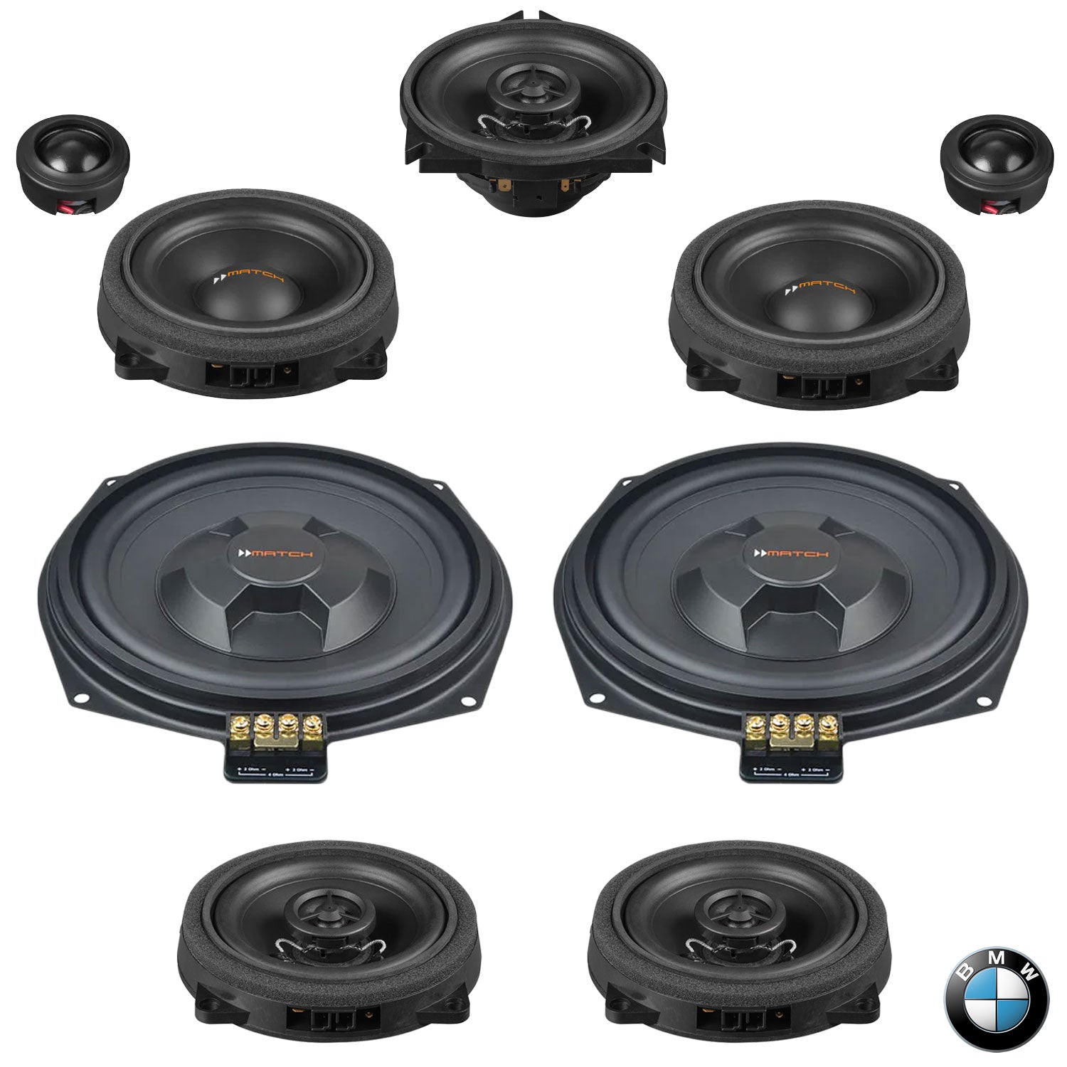 BMW HiFi S0676 F/G Gen - Speaker & Subwoofer Upgrade Package | MATCH UP PnP