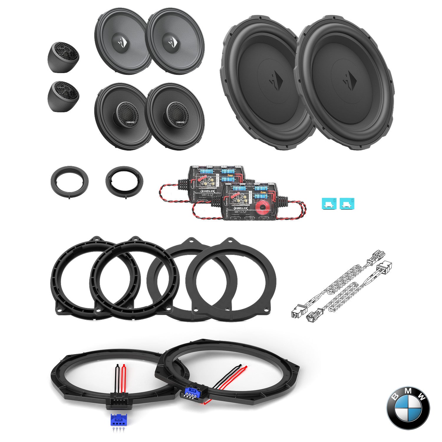 BMW HiFi S0676 F/G Gen - Speaker & Subwoofer Upgrade Package | HELIX Ci3 / Ci5