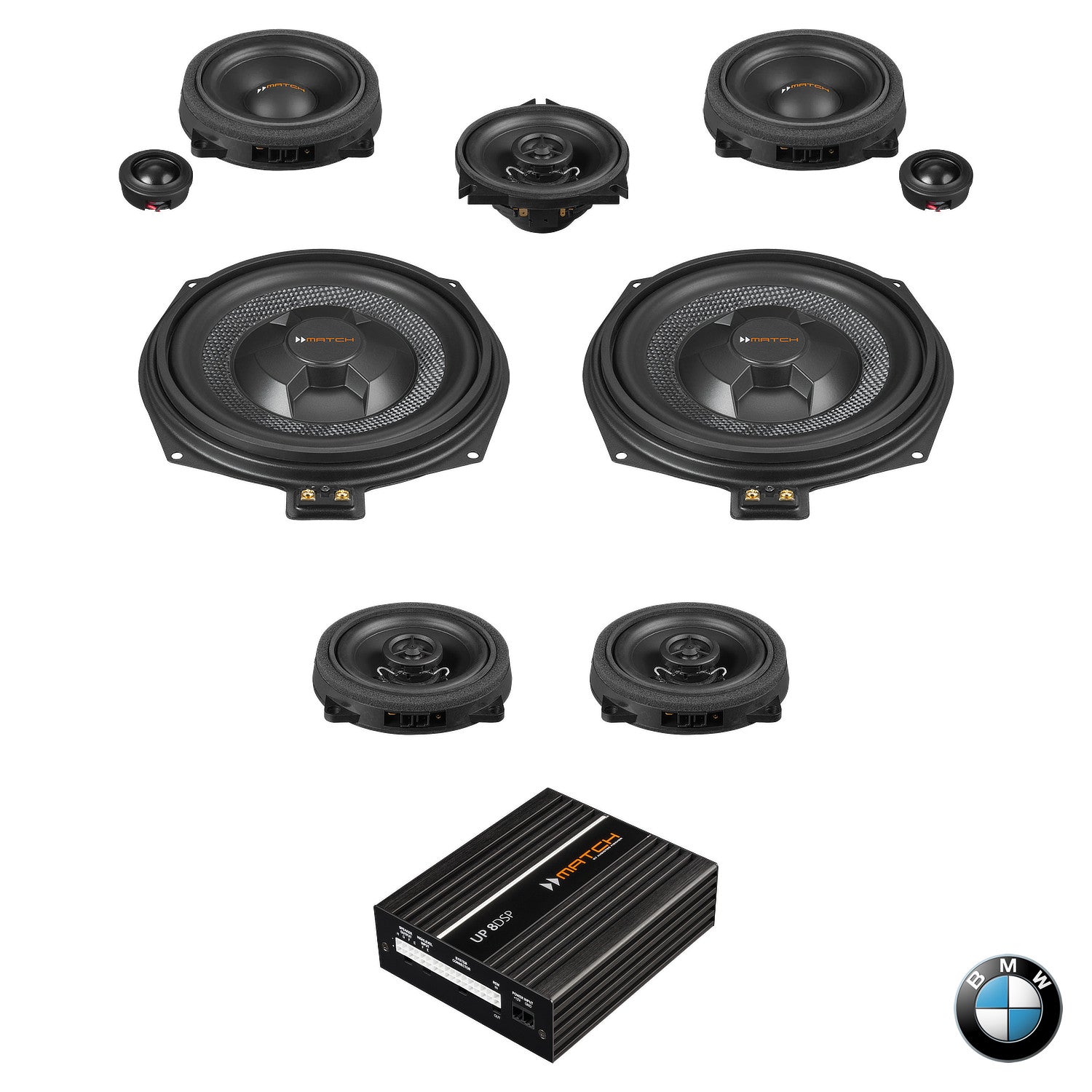 BMW HiFi S0676 G Gen RAM - Speaker & Subwoofer DSP Amplified Package | MATCH UP PnP