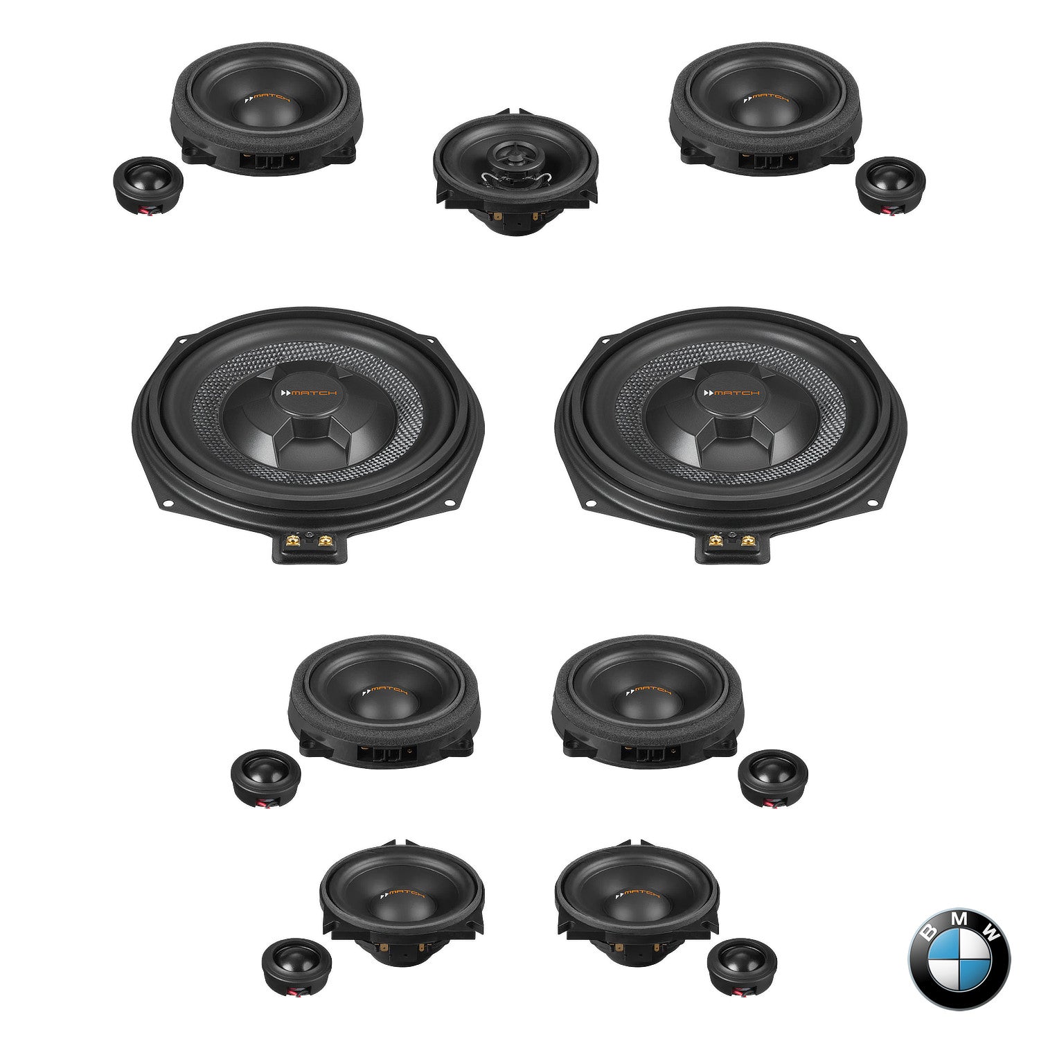 BMW Harman Kardon S0688 F Gen - Speaker & Subwoofer Upgrade Package | MATCH UP PnP