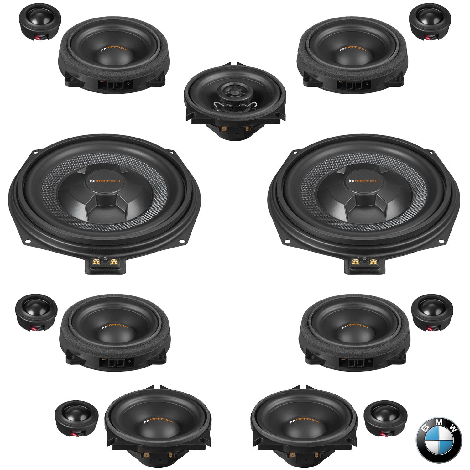 BMW Harman Kardon S0688 F Gen - Speaker & Subwoofer Upgrade Package | MATCH UP PnP