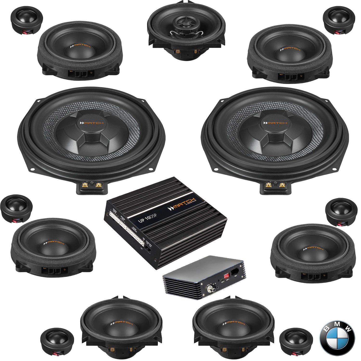 BMW Harman Kardon S0688 F Gen - Speaker & Subwoofer DSP Amplified Package | MATCH UP PnP