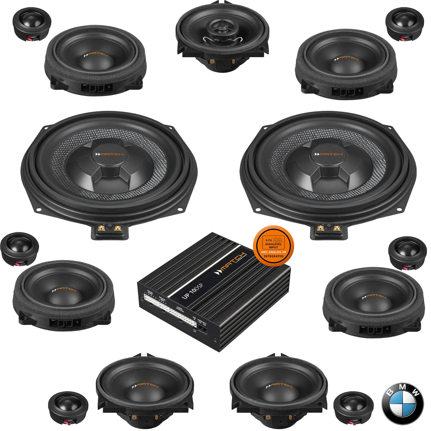 BMW Harman Kardon S0688 G Gen RAM - Speaker & Subwoofer DSP Amplified Package | MATCH UP PnP