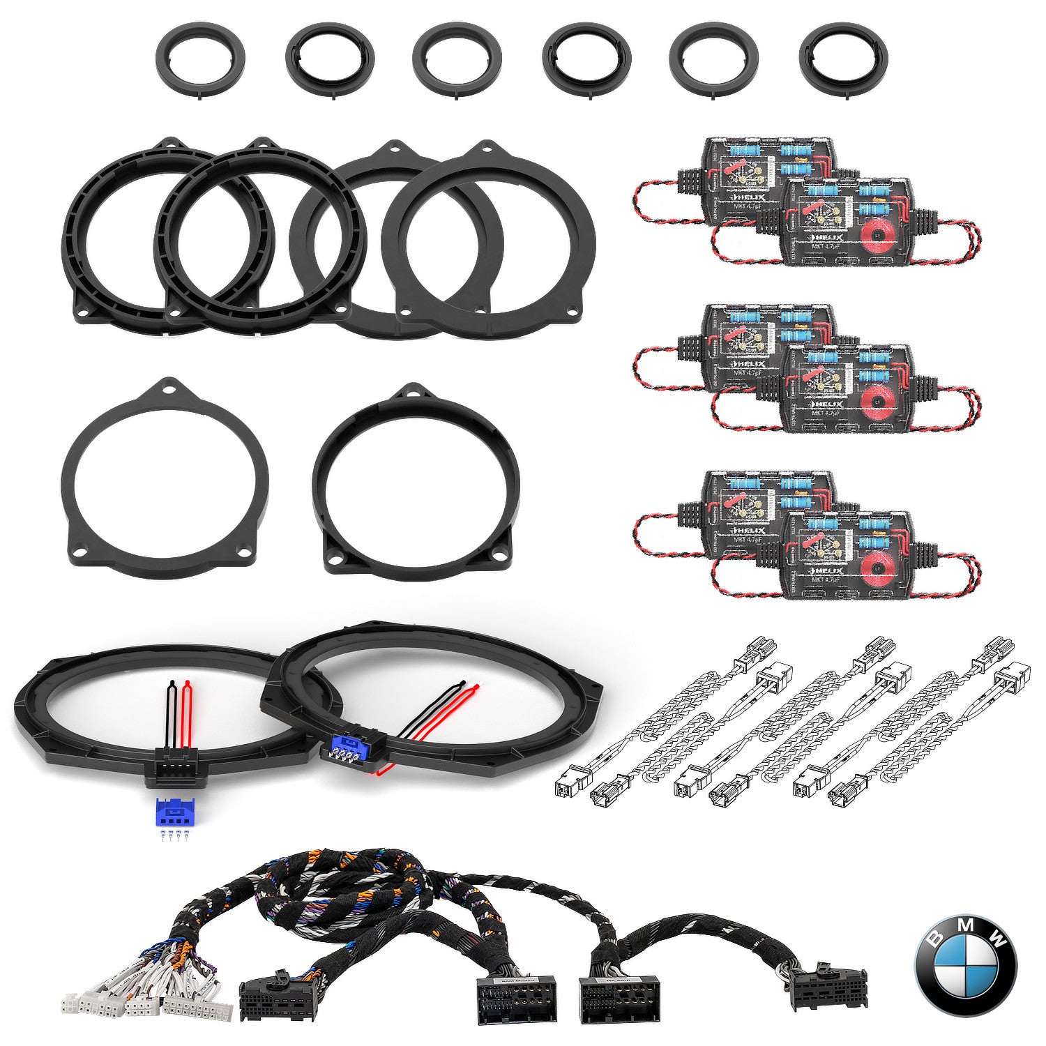 BMW Harman Kardon S0688 G Gen RAM - Speaker & Subwoofer DSP Amplified Package | HELIX Ci3 / Ci5