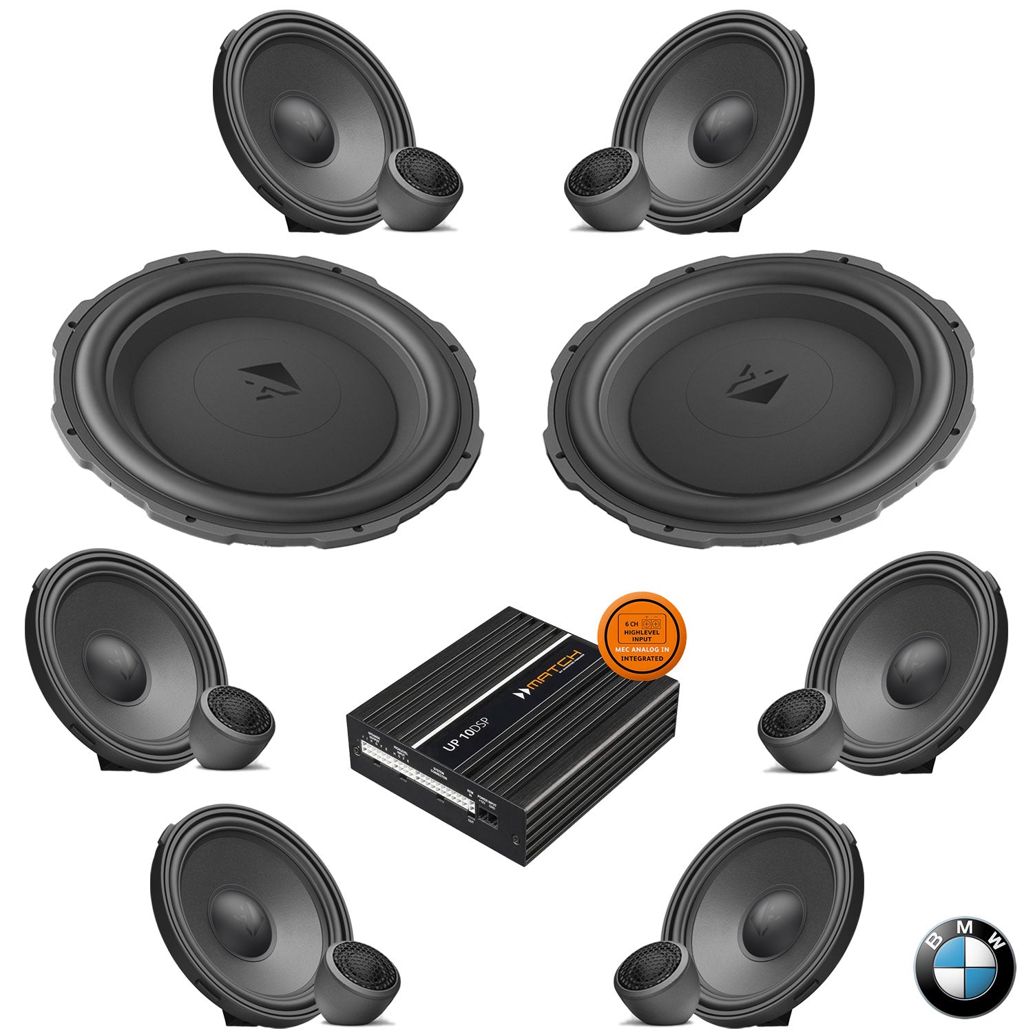 BMW Harman Kardon S0688 G Gen RAM - Speaker & Subwoofer DSP Amplified Package | HELIX Ci7 / Ci5