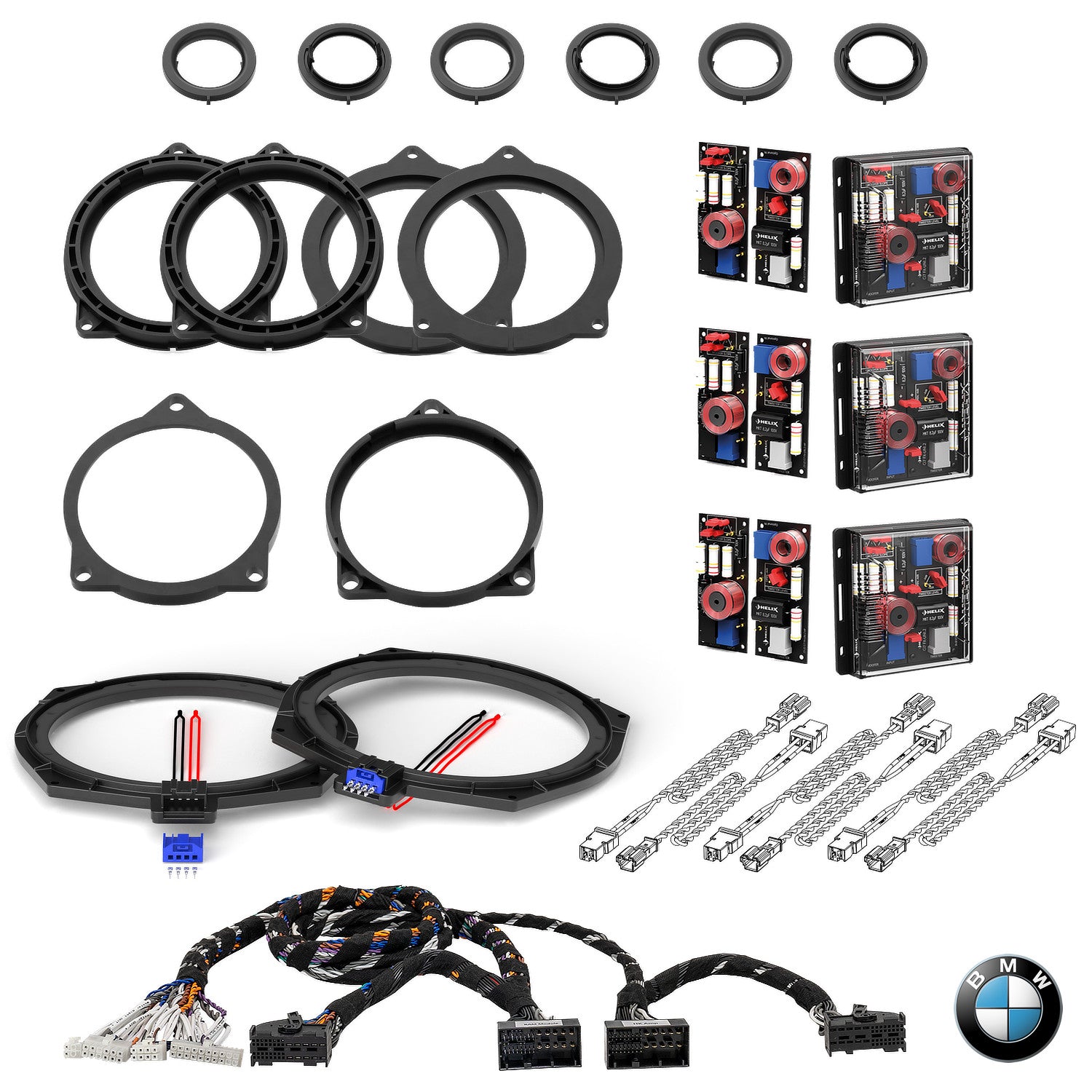 BMW Harman Kardon S0688 G Gen RAM - Speaker & Subwoofer DSP Amplified Package 2 | HELIX Ci7 / Ci5