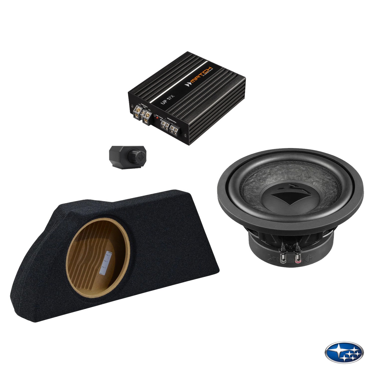 Subaru BRZ - Left-Side Subwoofer Amplified Package | HELIX IK W10