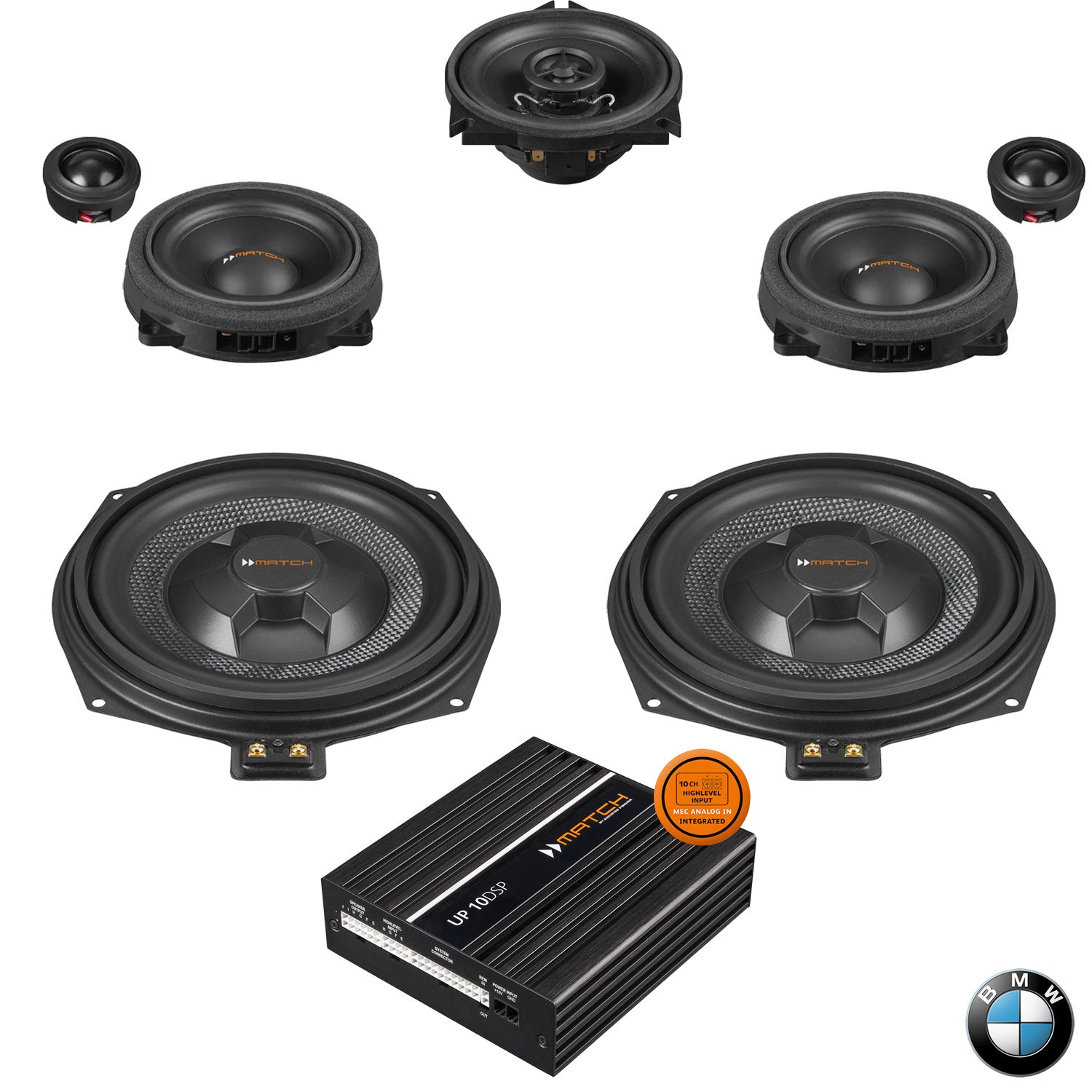 BMW Harman Kardon S0688 G Gen RAM - Front Speaker & Subwoofer DSP Amplified Package | MATCH UP PnP