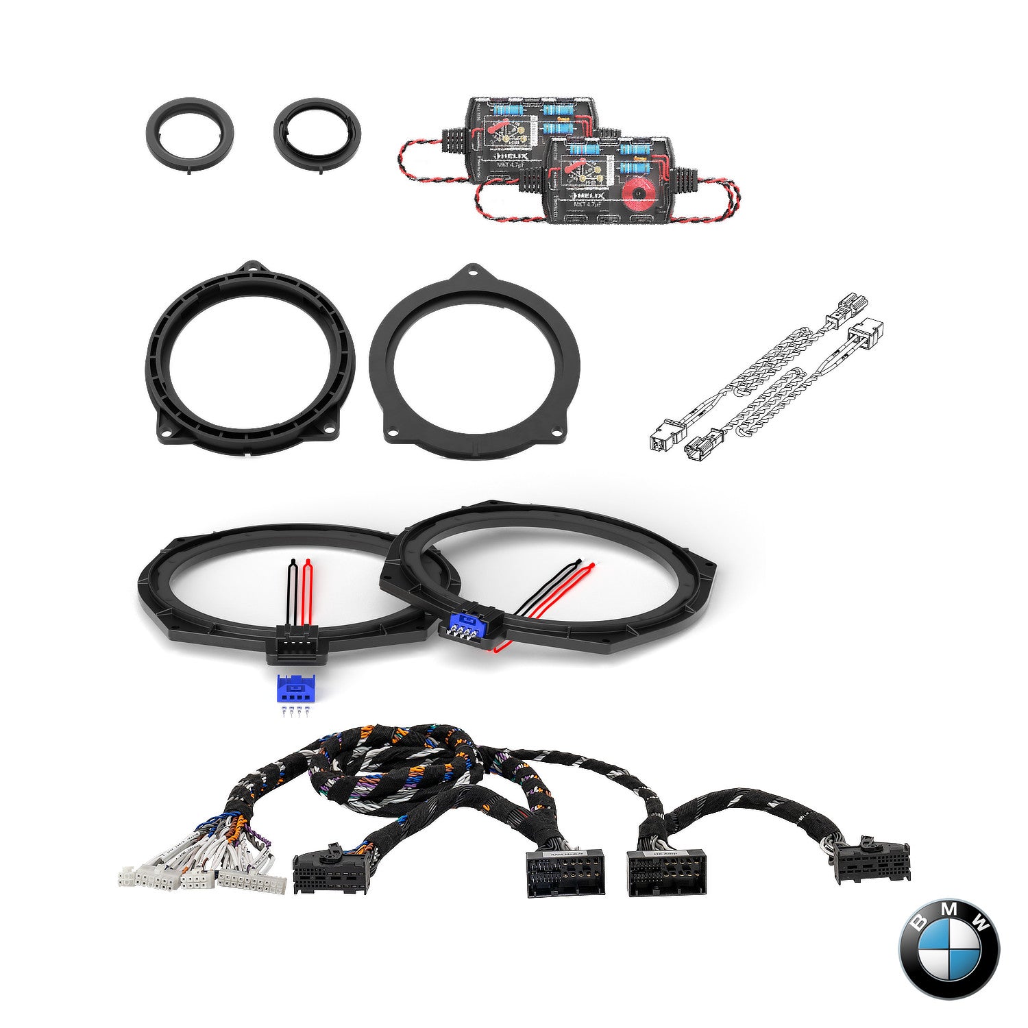 BMW Harman Kardon S0688 G Gen RAM - Front Speaker & Subwoofer DSP Amplified Package | HELIX Ci3 / Ci5