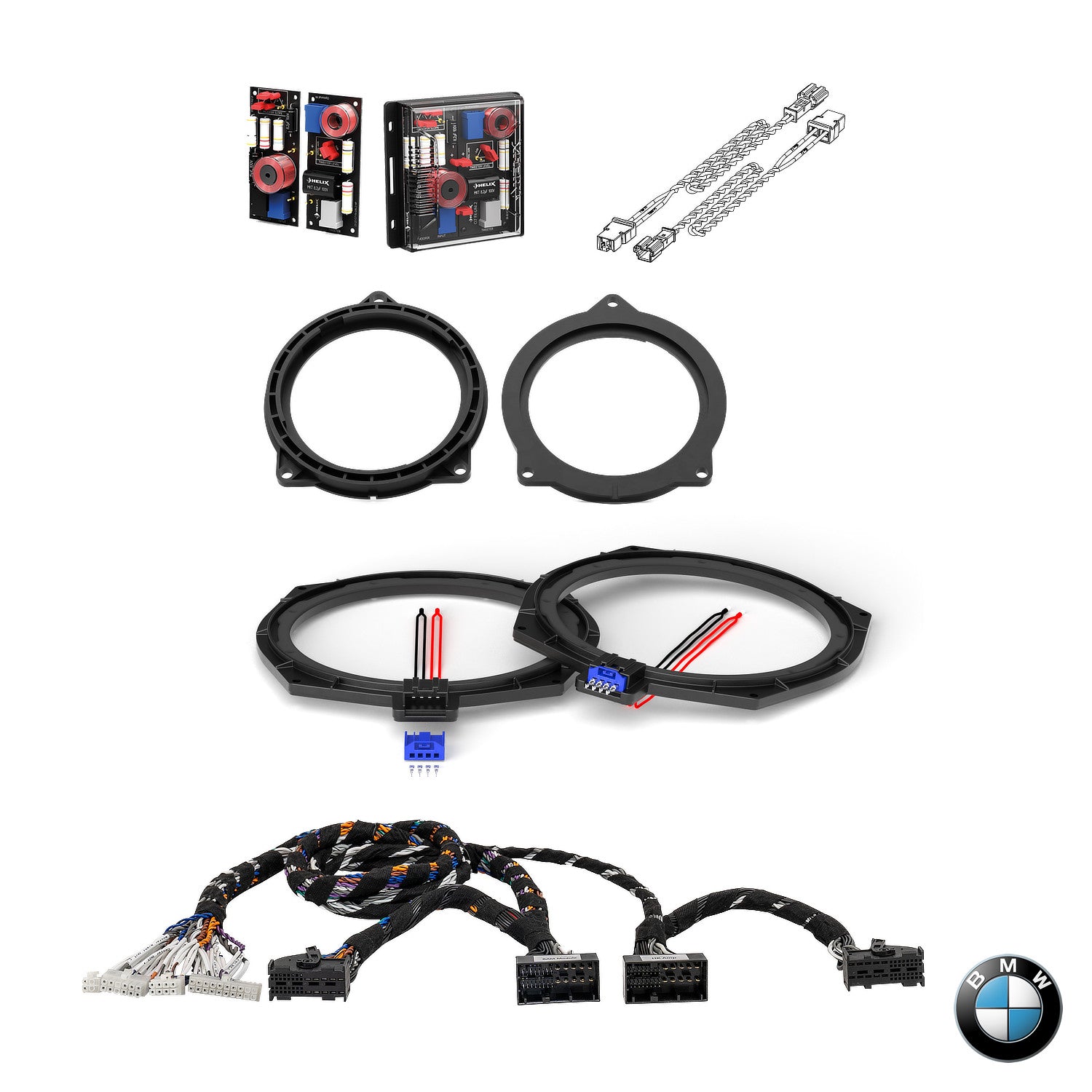 BMW Harman Kardon S0688 G Gen RAM - Front Speaker & Subwoofer DSP Amplified Package | HELIX Ci7 / Ci5