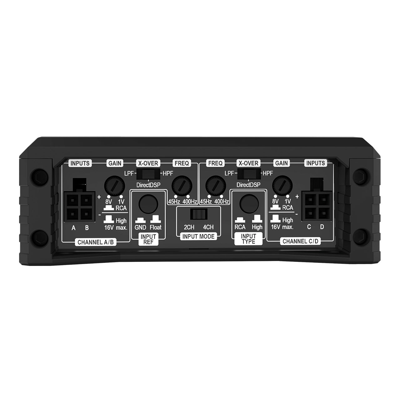 HELIX AMPLIFY 204 X-Over 24V - 4 Channel Bridgeable Amplifier 24-Volt | Active Crossovers