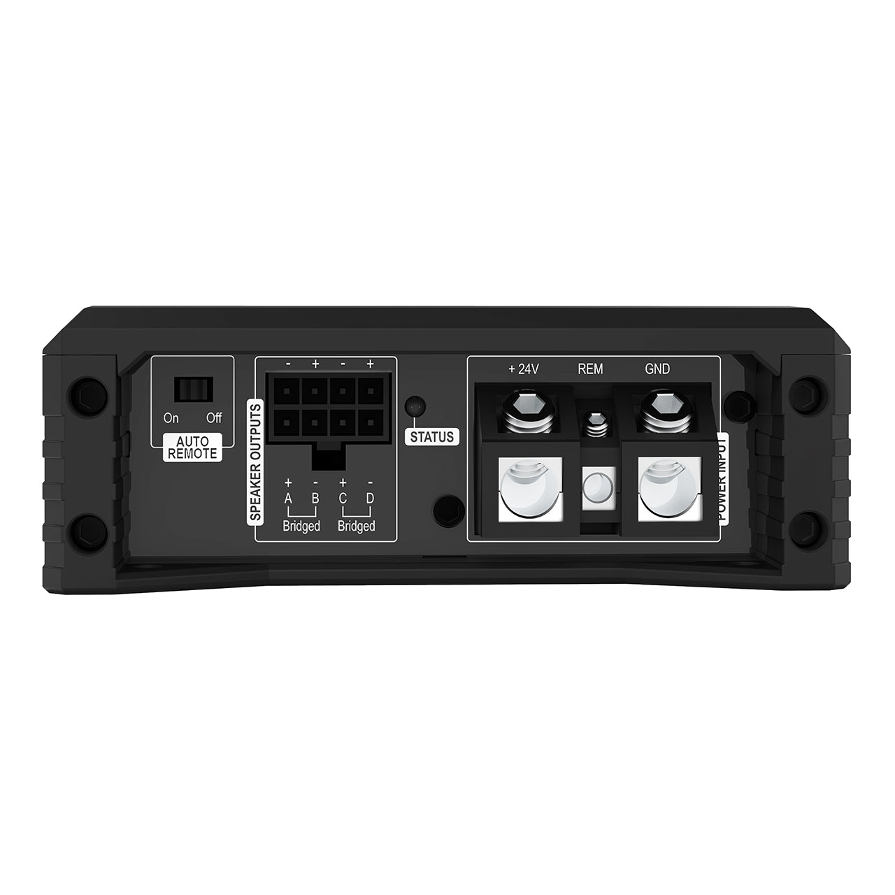 HELIX AMPLIFY 204 X-Over 24V - 4 Channel Bridgeable Amplifier 24-Volt | Active Crossovers