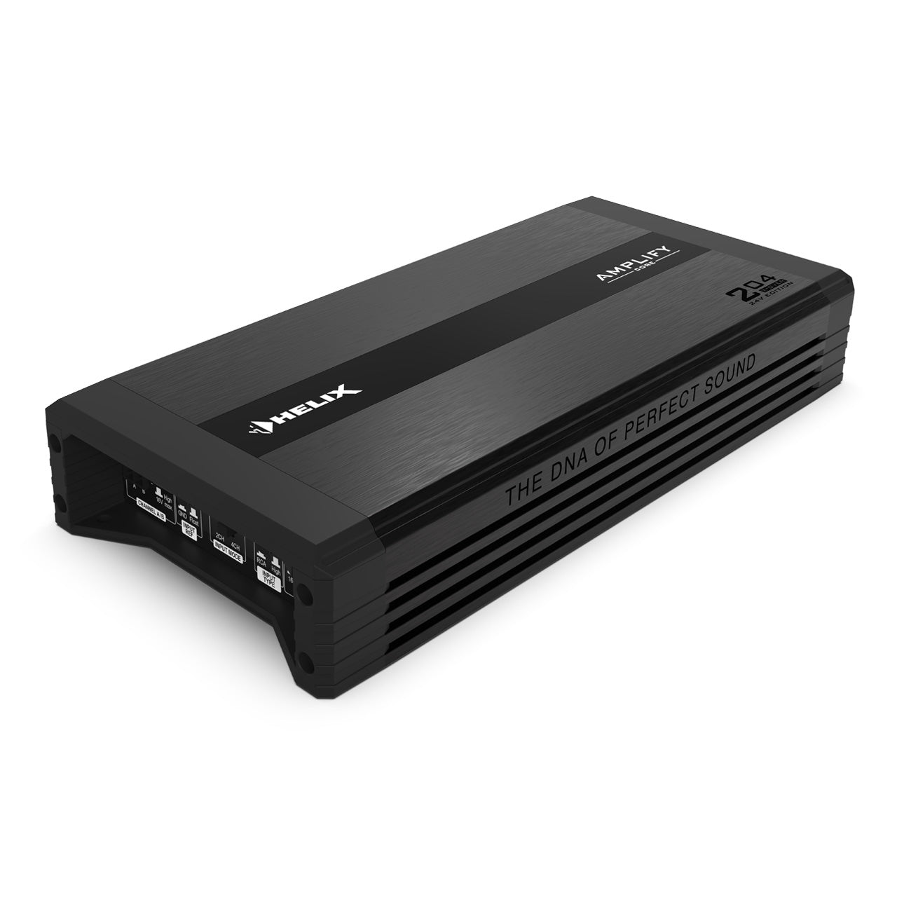 HELIX AMPLIFY 204 X-Over 24V - 4 Channel Bridgeable Amplifier 24-Volt | Active Crossovers