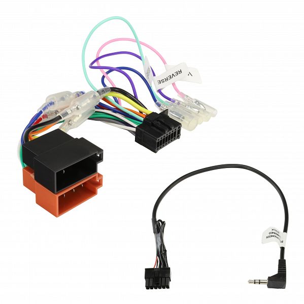 AERPRO APP9PIO8 - APP9 Secondary ISO Harness & SWC Patch Leads To Suit Pioneer AV Head Units (16 Pin Connector)