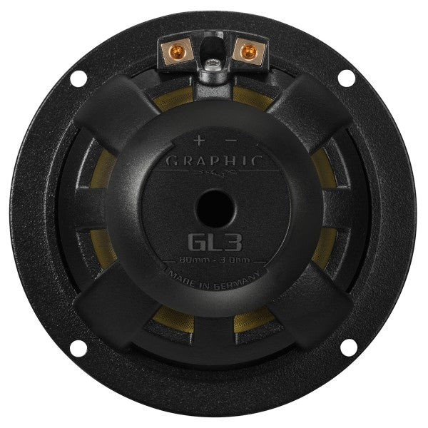 BRAX GRAPHIC GL3 MK2 - 3" 100W RMS High-End Midrange Speaker Pair | 3Ω