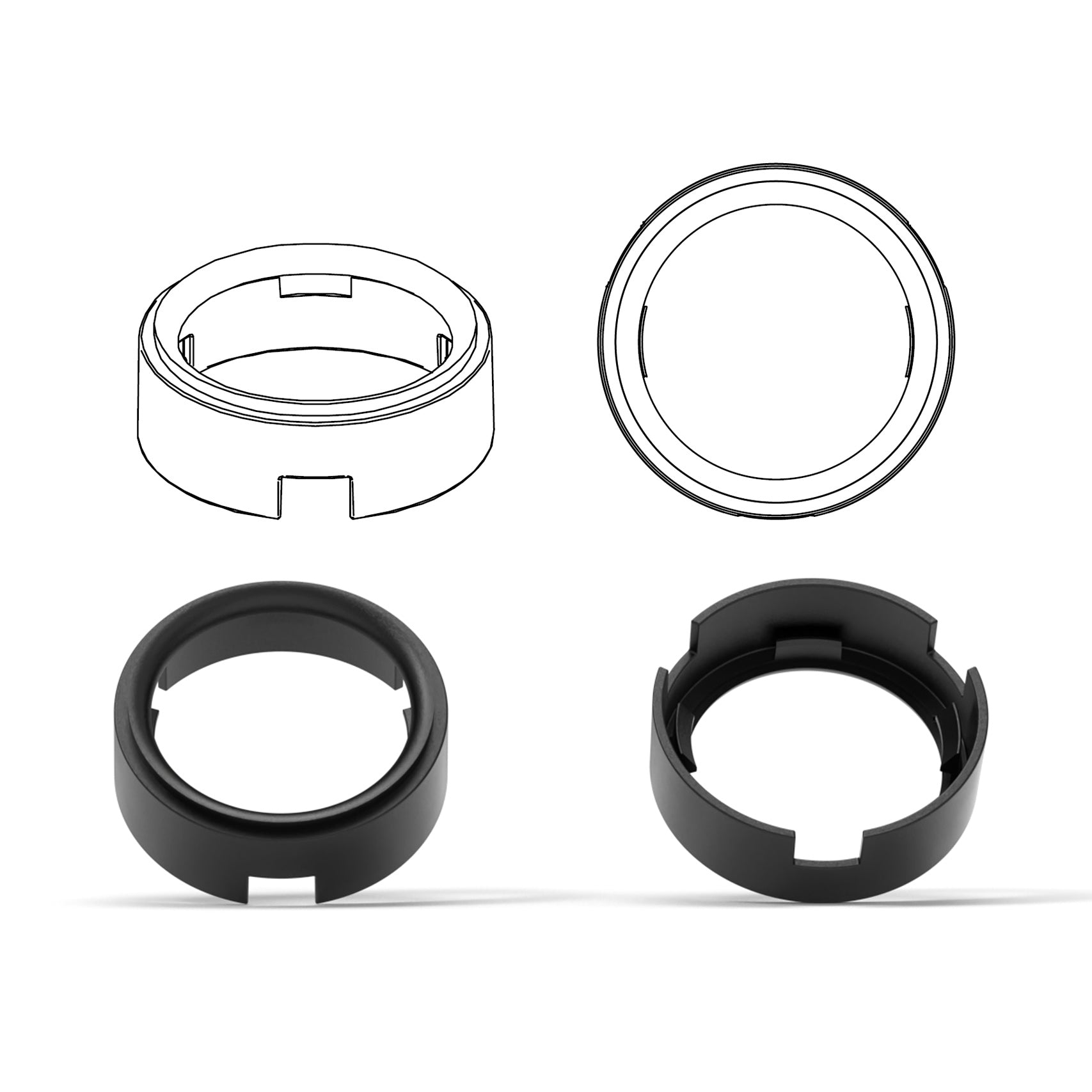 HELIX FlexMount CFMK20 - 1" 3D Printed Speaker Adapter | Pair