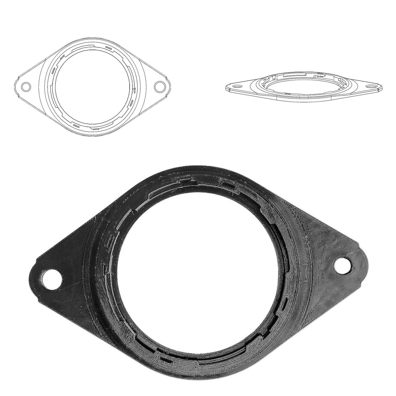 ST-3D FM 80 LC300 CTR - 3" FlexMount Adapter to fit HELIX Ci5 M80 | Toyota Land Cruiser 300 series