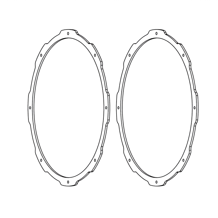 HELIX CFR165 MULTI.2 1P - 6,5" Speaker Gasket (1 pair)