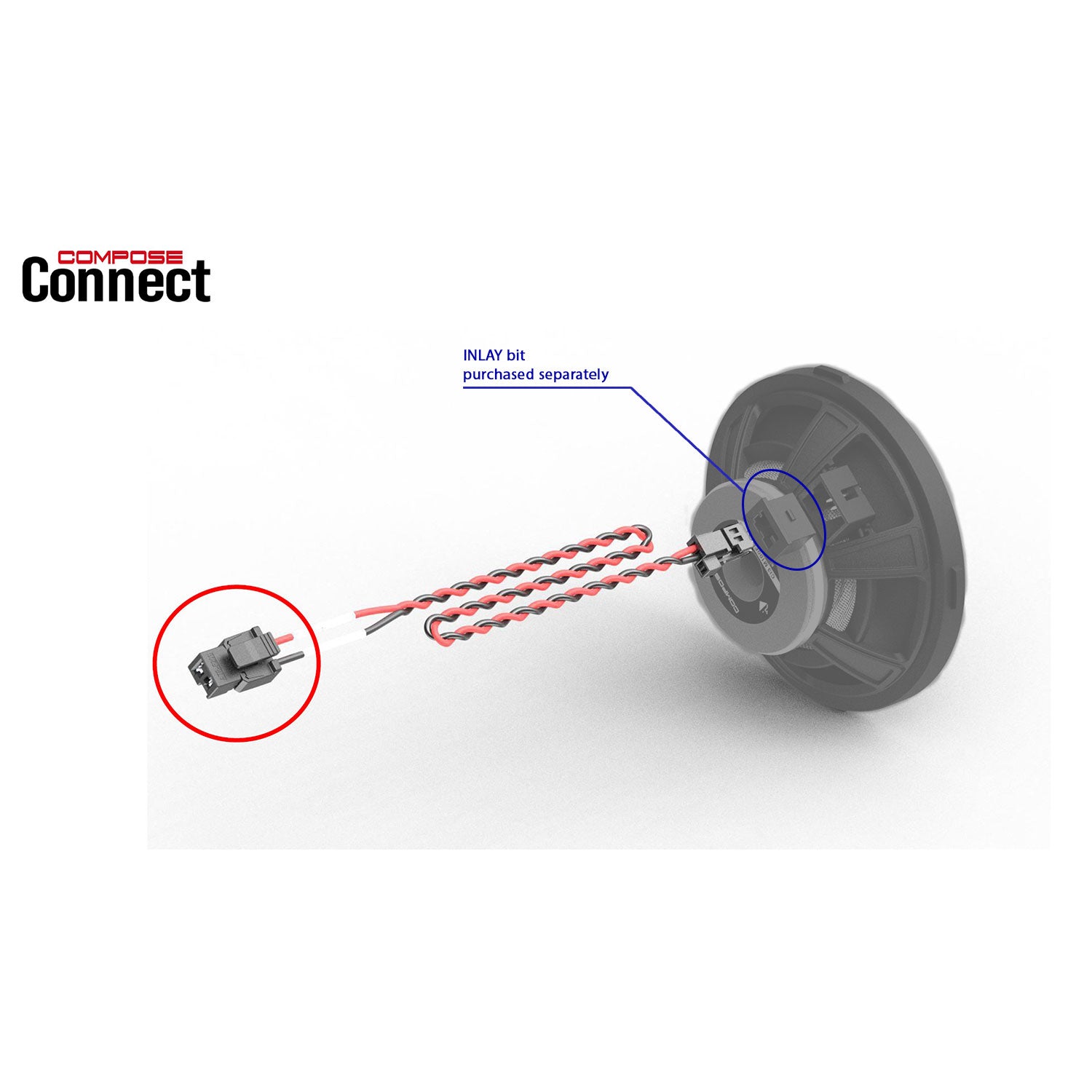 HELIX CWK FX.M-550CC - FlexMount X-over -> Midrange | Wire Kit, 55cm