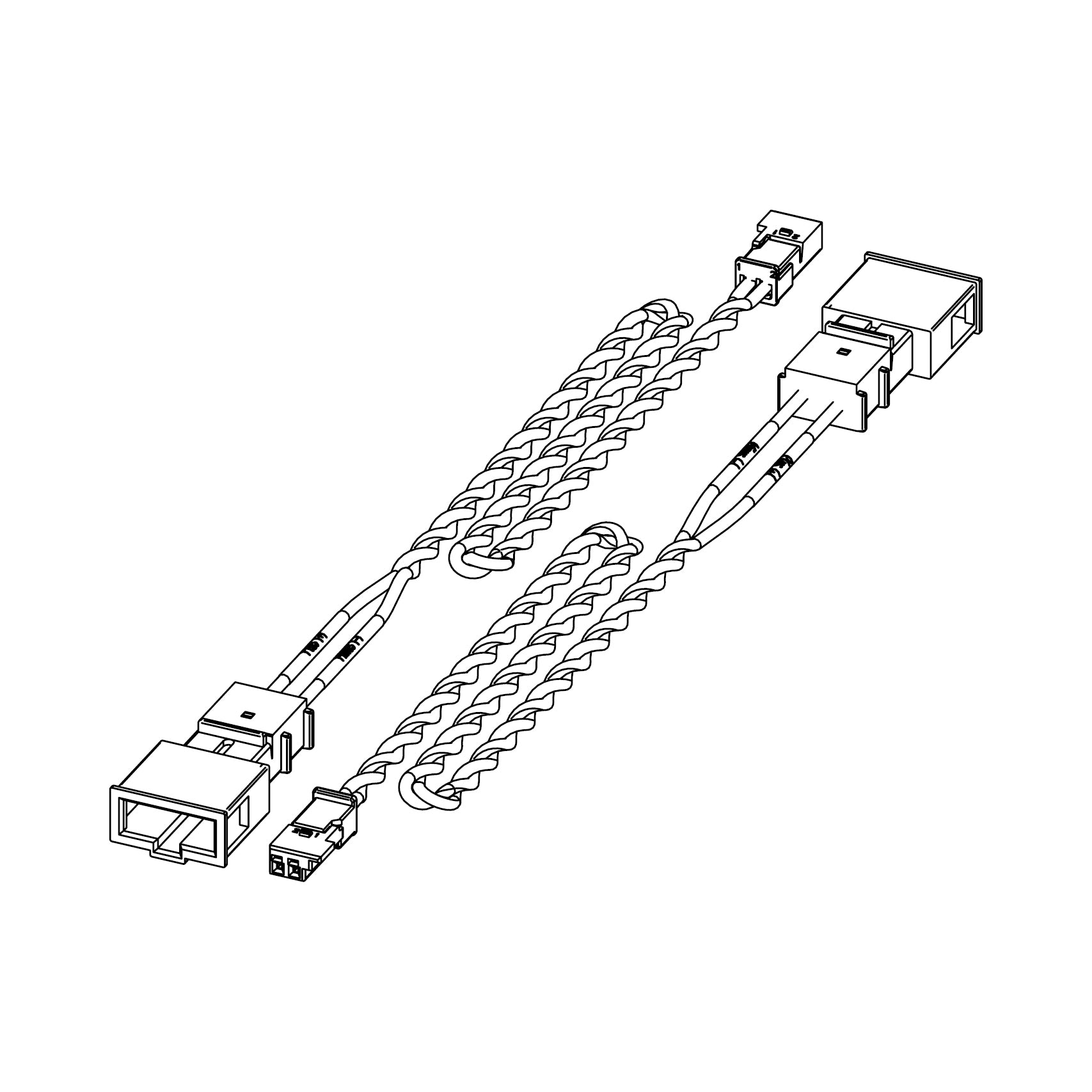 HELIX CWK POR2.M-225FC - Compose Midrange to OEM Speaker Connector | Porsche