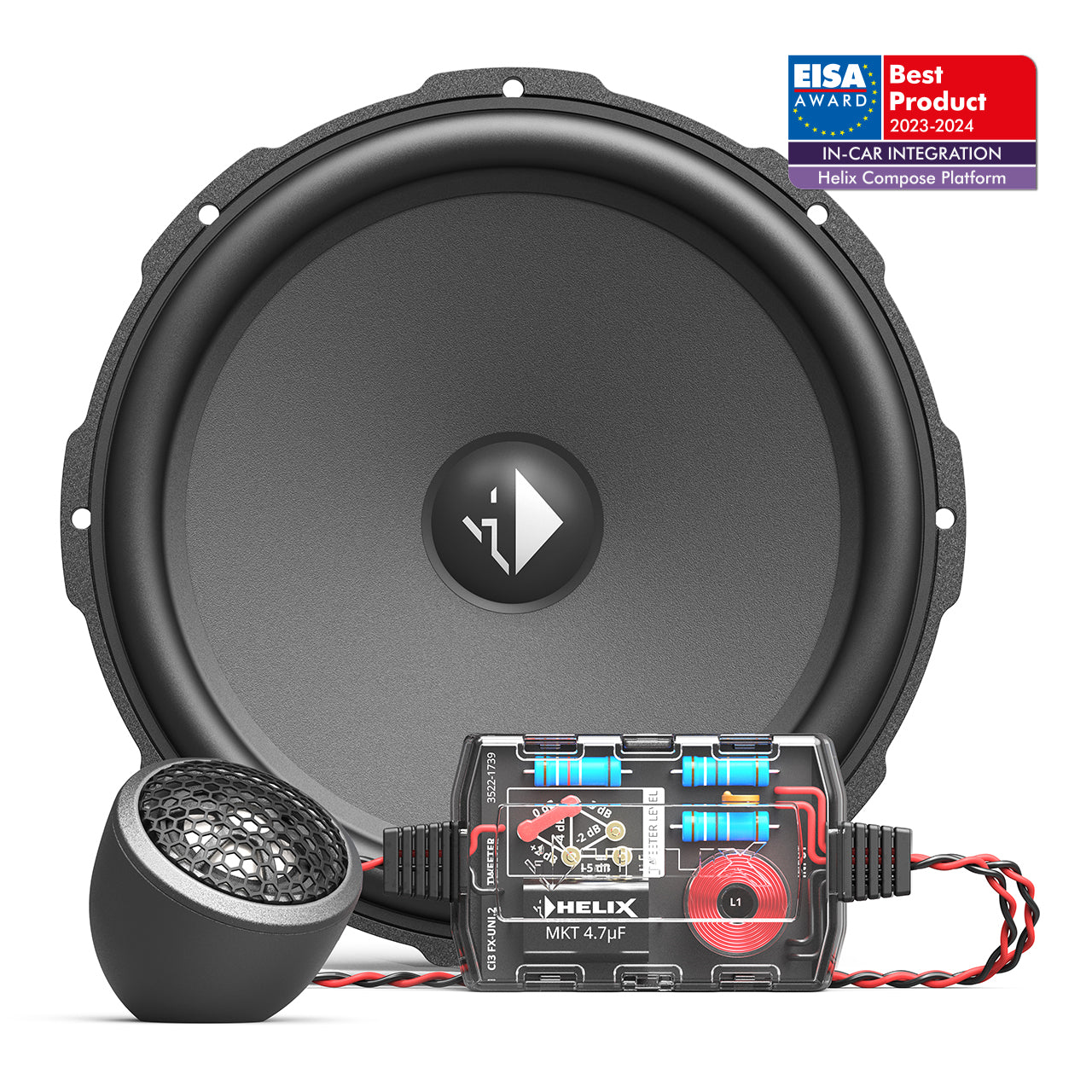 HELIX Ci3 K200.2FM-S3 - 8" 2-Way Component Speaker Set, FlexMount | 3Ω