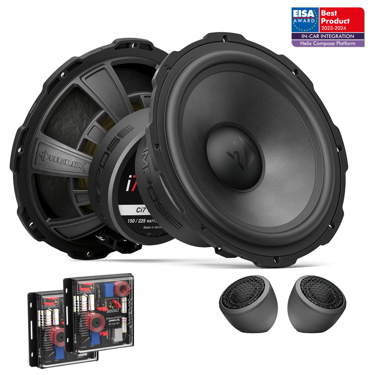 HELIX Ci7 2-Way High-End Component Speaker Set, FlexMount | 3Ω