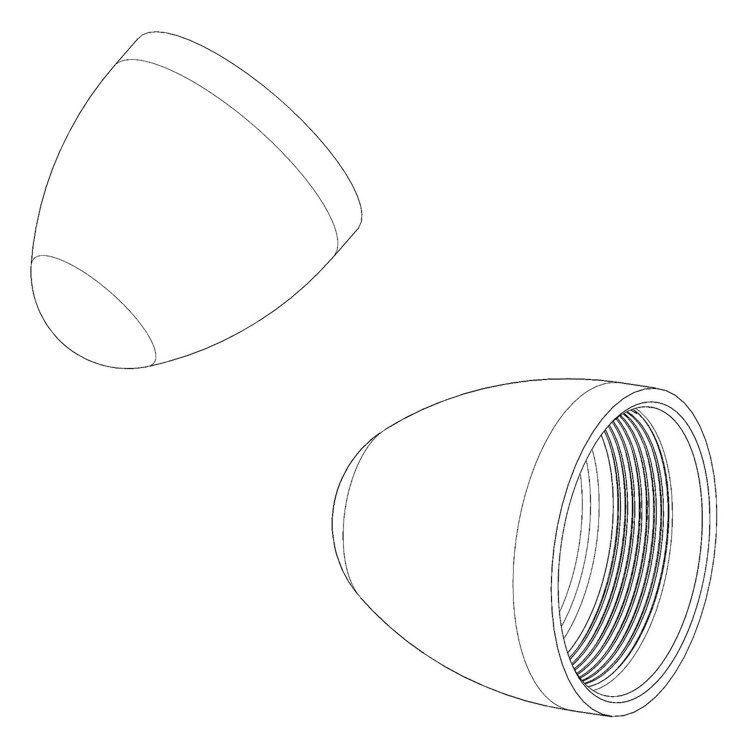 ST-3D Tweeter Pod ML28/GL1 MK2 Round - 1" Screw-in Tweeter Pod to fit BRAX ML28 & GL1 MK2 (pair)