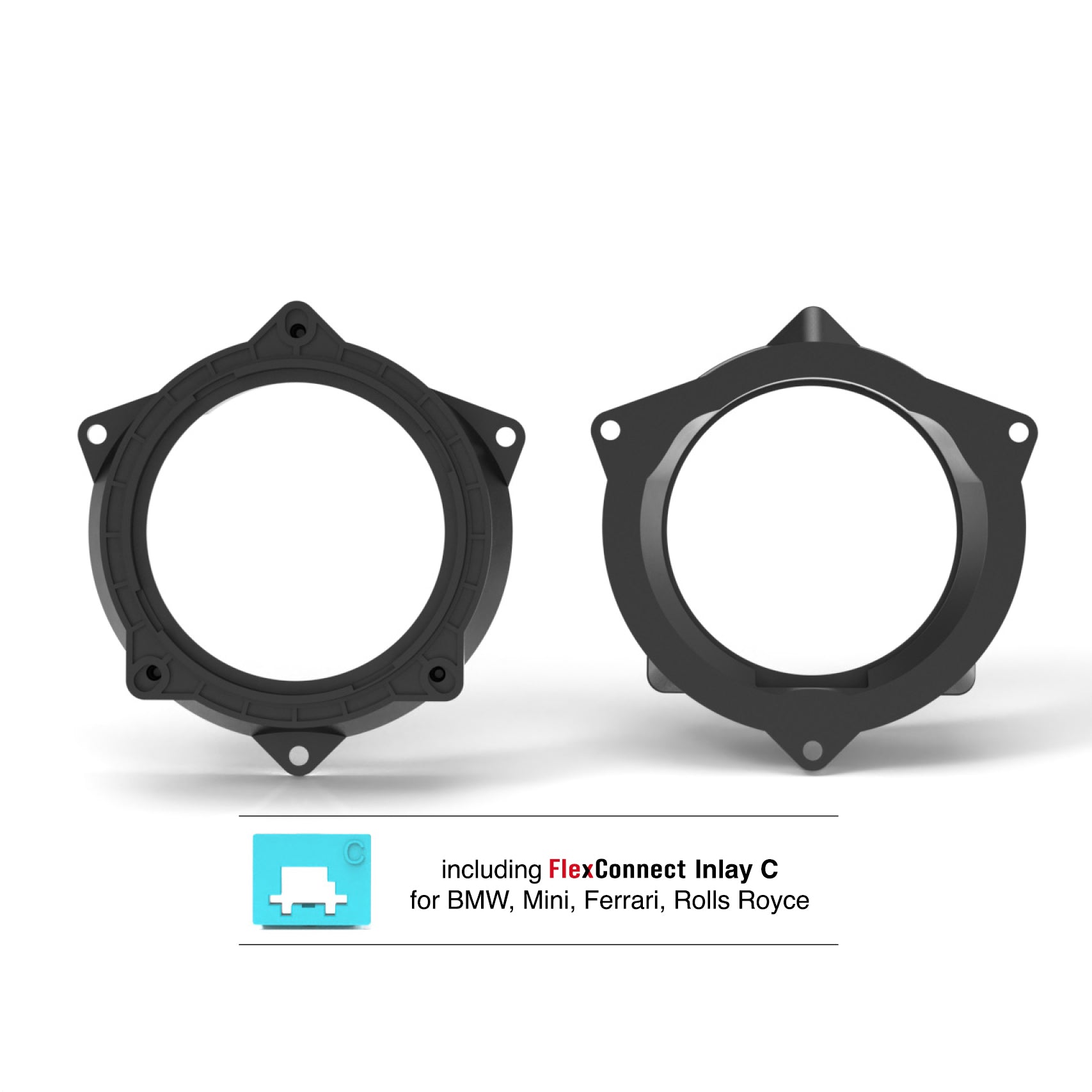HELIX FlexMount CFMK100 - 4" 3D Printed Speaker Adapter | Pair
