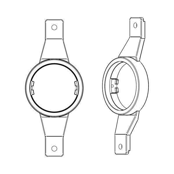 HELIX FlexMount CFMK25 - 1.1" 3D Printed Speaker Adapter | Pair