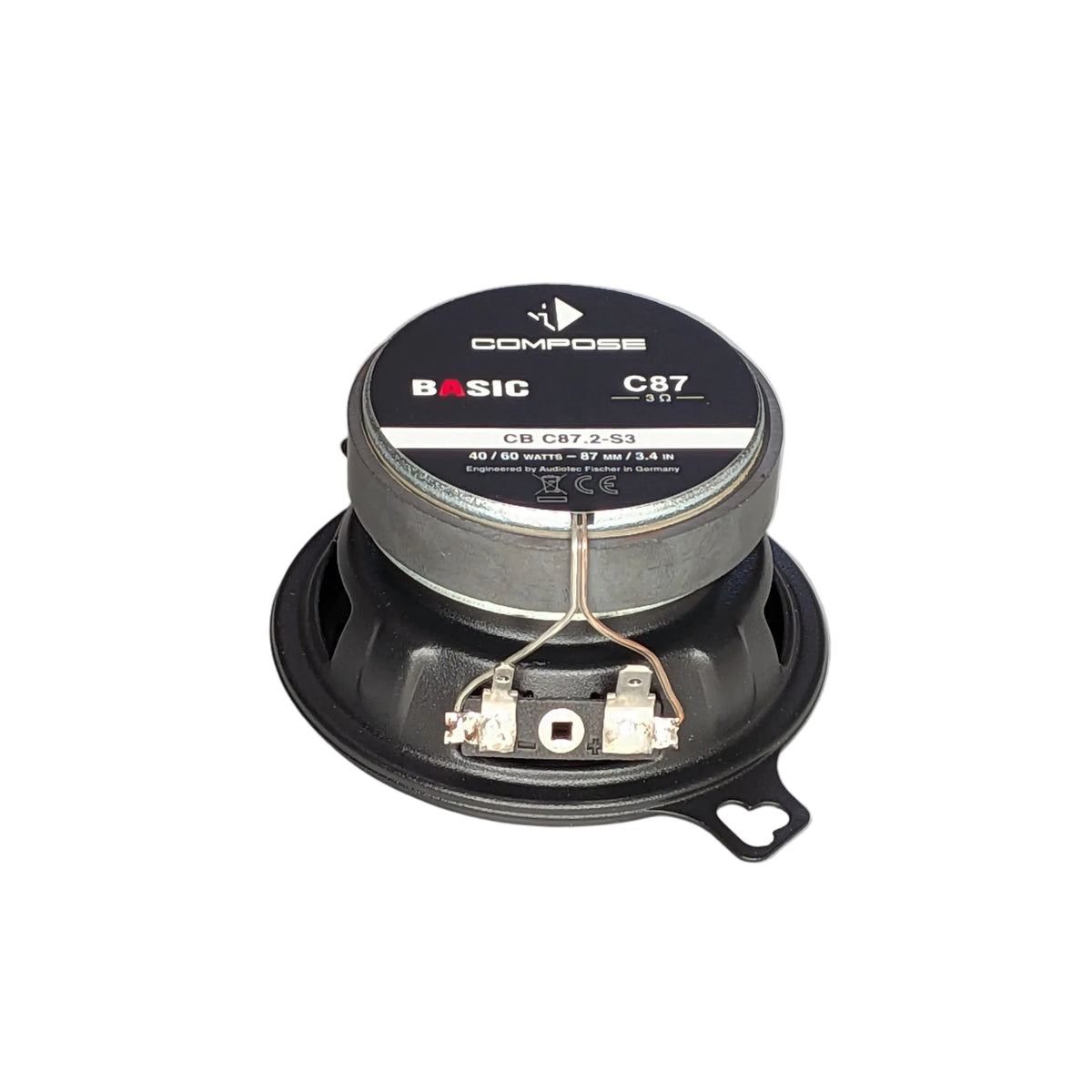 HELIX CB C87.2-S3 - 3.5" 2-Way Coaxial Kit Speaker Pair | 3Ω