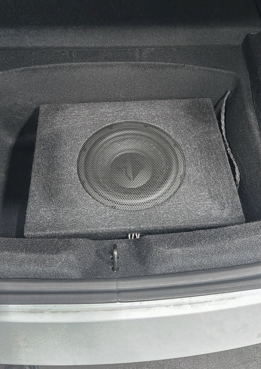 Tesla Model 3 SR/SR+ (AMD Ryzen) - Front Speaker & Subwoofer DSP Amplified Upgrade Package | HELIX Ci3