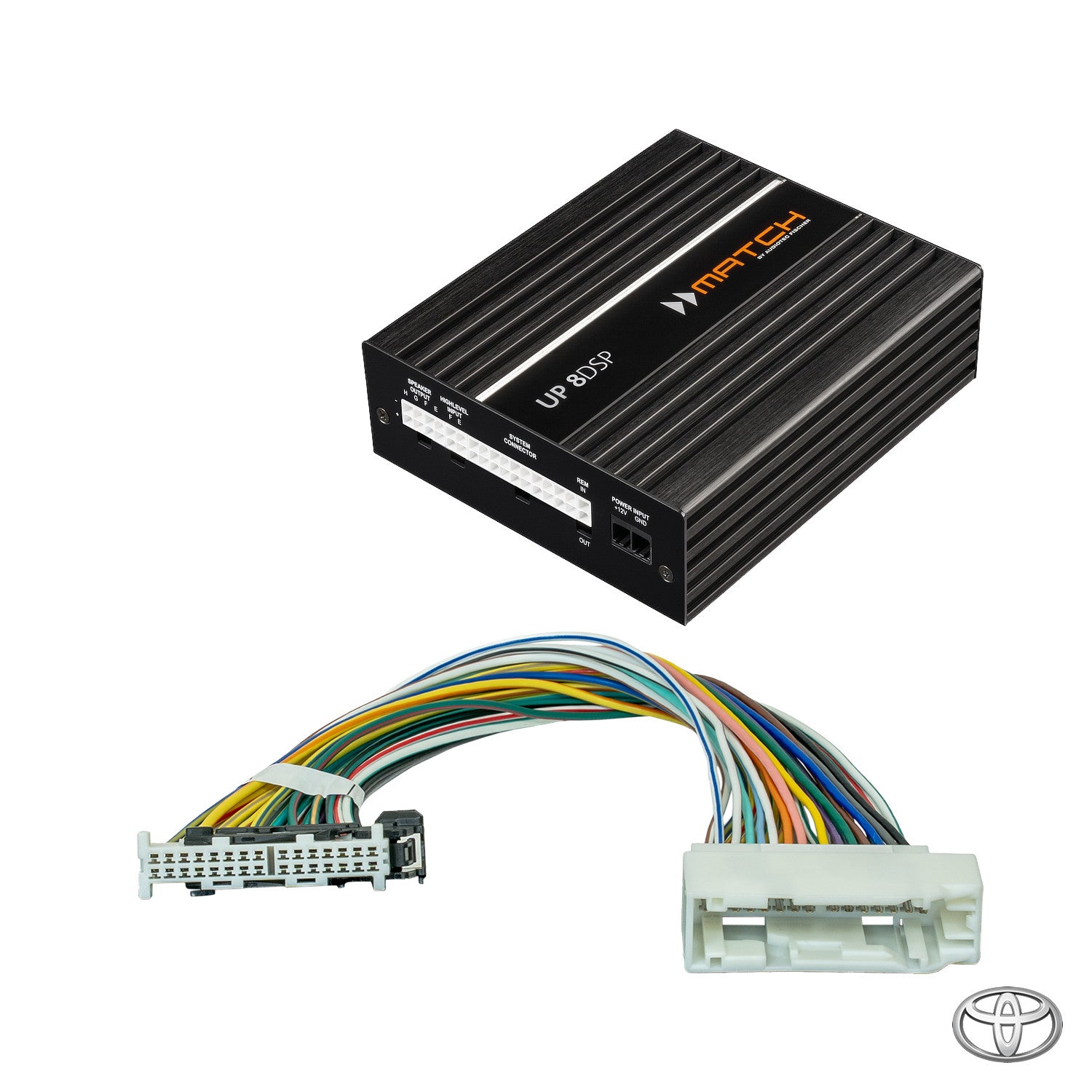 Toyota with JBL - DSP Amplifier + PnP Harness | MATCH UP 8DSP MK2