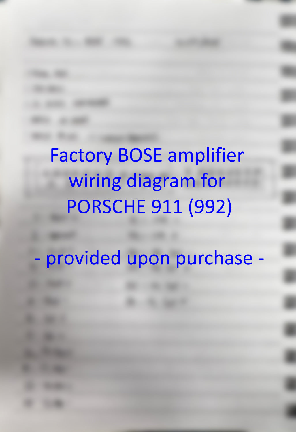 Porsche With BOSE from 2017 - DSP Amplifier + Universal 38-Pole Cable Harnes | HELIX V TWELVE DSP MK2