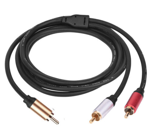 TEKERA Sub RCA 5M - RCA Subwoofer Y Cable Male-Male Splitter 5m