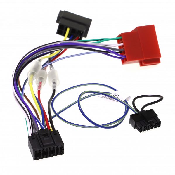 AERPRO APP9KE2 - APP9 Secondary ISO Harness & SWC Patch Lead To Suit Kenwood Head Units (16 Pin Connector)