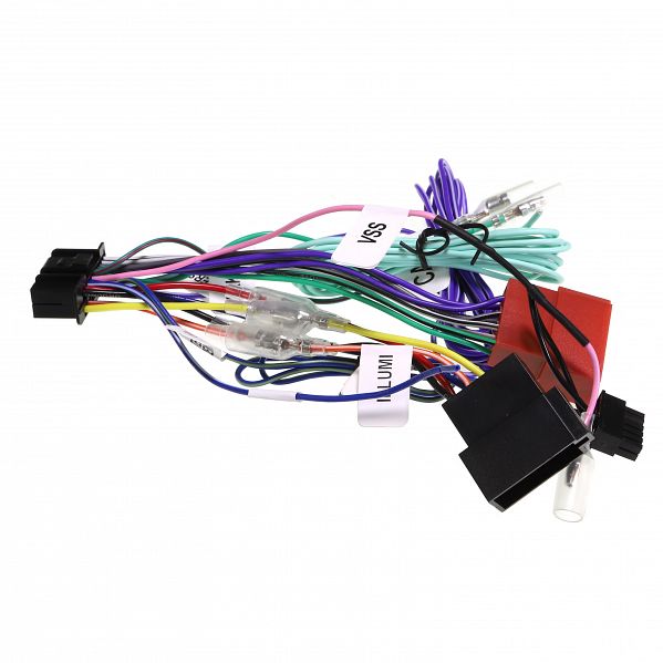 AERPRO APP9KE7 - APP9 Secondary ISO Harness & SWC Patch Lead To Suit Kenwood AV Head Units (22 Pin Connector)