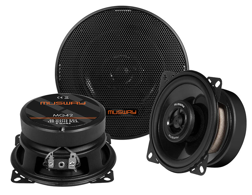 MUSWAY MQ42 - 4" 2-Way Coaxial Speakers